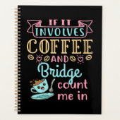 Funny If It Involves Coffee and Bridge  プランナー手帳 (正面)