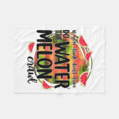 Funny If You Drink Don't Drive Do The Watermelon C フリースブランケット (正面(横))