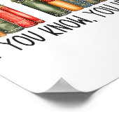 Funny If You Know You Know 6 7 Reading Books Chris ポスター (角)