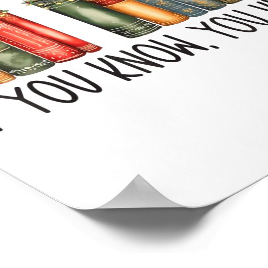 Funny If You Know You Know 6 7 Reading Books Chris ポスター (角)