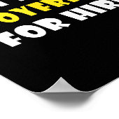 Funny I'm A Boyfriend For Hire Quote Valentine's D ポスター (角)