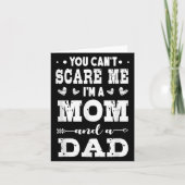 Funny I'm A Mom And A Dad Single Mom  カード (正面)