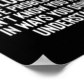 Funny Im A Philosopher Philosophy Quote For Teache ポスター (角)