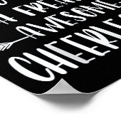 Funny I'm A Proud Cheer Brother Of A Cheerleader X ポスター (角)