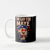 Funny I'm Gay For Maye  コーヒーマグカップ (左)