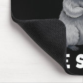 Funny I'm Just Here For The Snacks Raccoon Christm マウスパッド (コーナー)