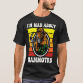 Funny I'm Mad Woolly Mammoths Sunset Tシャツ (正面)