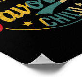 Funny Im My Mother In Laws Favorite Child Men Wome ポスター (角)