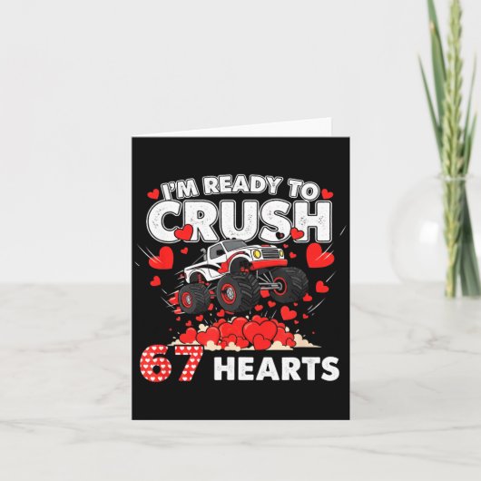 Funny I'm Ready To Crush 67 Hearts  カード (正面)