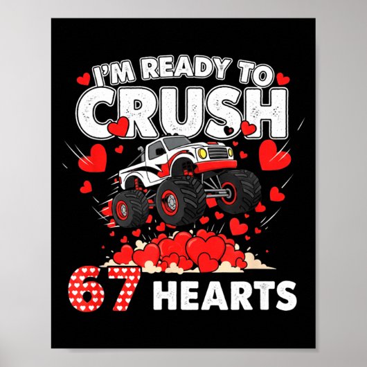 Funny I'm Ready To Crush 67 Hearts ポスター (正面)