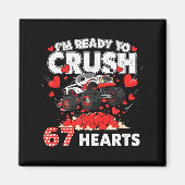 Funny I'm Ready To Crush 67 Hearts  マグネット (正面)