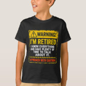 Funny I'm Retired Approach With Caution Men Dad Gr Tシャツ (正面)