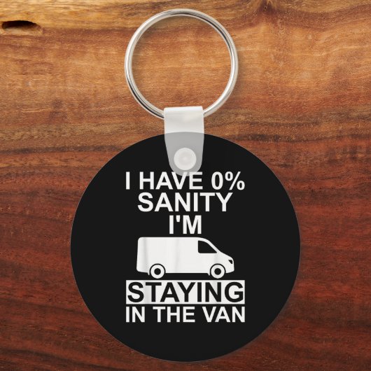 Funny I'm Staying In Tha Van Phasmophobia Drivers  キーホルダー (正面)