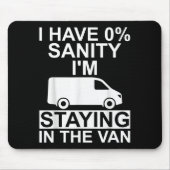 Funny I'm Staying In Tha Van Phasmophobia Drivers  マウスパッド (正面)