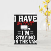 Funny I'm Staying In Tha Van Phasmophobia Gamer Me カード (黄色い花)