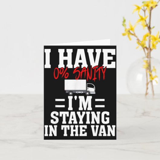 Funny I'm Staying In Tha Van Phasmophobia Gamer Me カード (黄色い花)