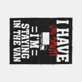 Funny I'm Staying In Tha Van Phasmophobia Gamer Me フリースブランケット (正面(横))