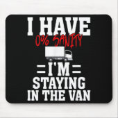 Funny I'm Staying In Tha Van Phasmophobia Gamer Me マウスパッド (正面)