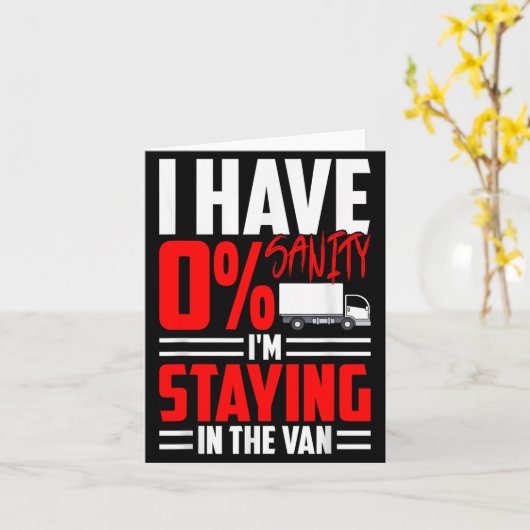 Funny I'm Staying In Tha Van Phasmophobia Gamer Wo カード (黄色い花)