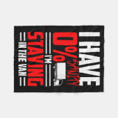 Funny I'm Staying In Tha Van Phasmophobia Gamer Wo フリースブランケット (正面(横))