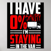 Funny I'm Staying In Tha Van Phasmophobia Gamer Wo ポスター (正面)