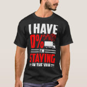 Funny I'm Staying In Tha Van Phasmophobia Gamer Wo Tシャツ (正面)
