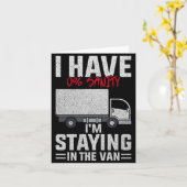 Funny I'm Staying In Tha Van Phasmophobia Man Wome カード (黄色い花)