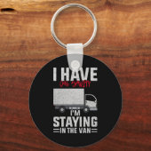 Funny I'm Staying In Tha Van Phasmophobia Man Wome キーホルダー (正面)