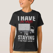 Funny I'm Staying In Tha Van Phasmophobia Man Wome Tシャツ (正面)