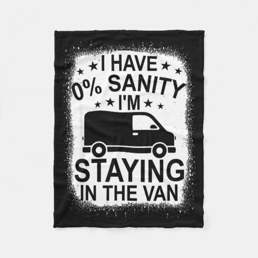 Funny I'm Staying In Tha Van Phasmophobia Women Ma フリースブランケット (正面)