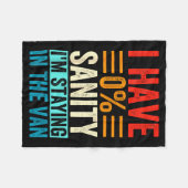 Funny I'm Staying In Tha Van Phasmophobia Women Ma フリースブランケット (正面(横))