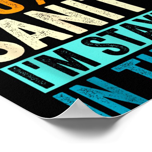 Funny I'm Staying In Tha Van Phasmophobia Women Ma ポスター (角)