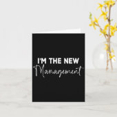 Funny I'm The New Management Bridal Cute New Bride カード (黄色い花)