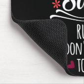 Funny I'm The Youngest Sister Rules Don't Apply To マウスパッド (コーナー)