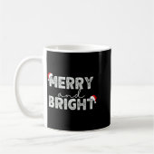 Funny I'm Trying To Feel Merry And Bright Couples コーヒーマグカップ (左)