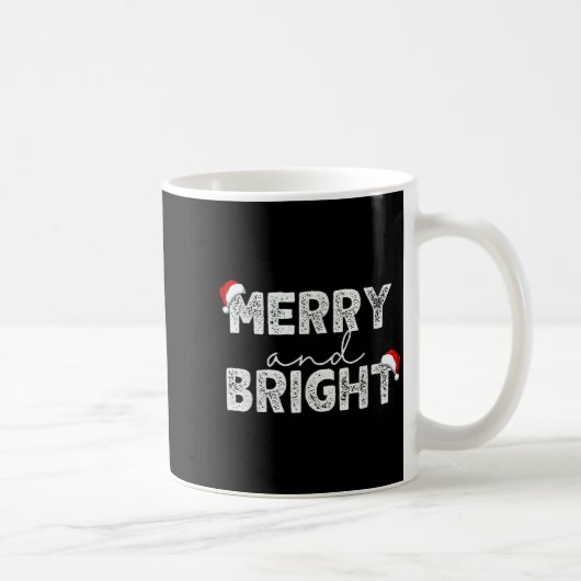 Funny I'm Trying To Feel Merry And Bright Couples コーヒーマグカップ (右)