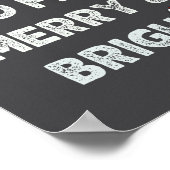 Funny I'm Trying To Feel Merry And Bright Matching ポスター (角)