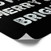 Funny I'm Trying To Feel Merry And Bright Matching ポスター (角)