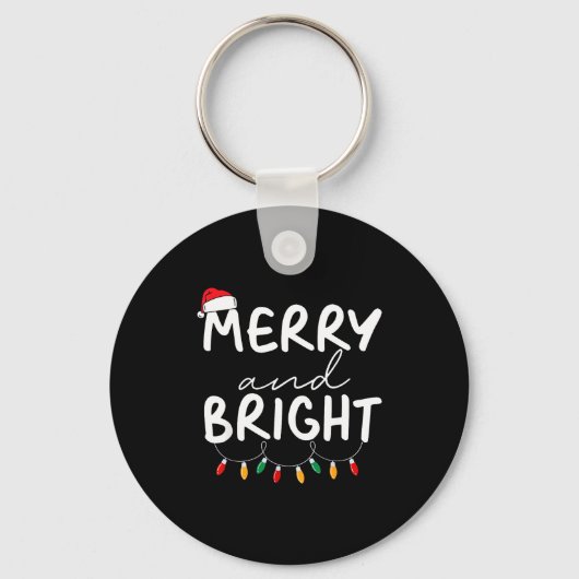 Funny I'm Trying To Feel Merry Xmas Bright Matchin キーホルダー (正面)