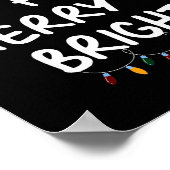 Funny I'm Trying To Feel Merry Xmas Bright Matchin ポスター (角)