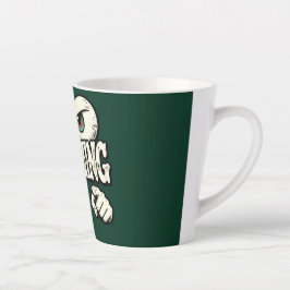 Funny "I'M WATCHING YOU" Retro Eyes Coffee Mug - O カフェラテマグ