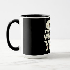 Funny "I'M WATCHING YOU" Retro Eyes Coffee Mug - O マグカップ