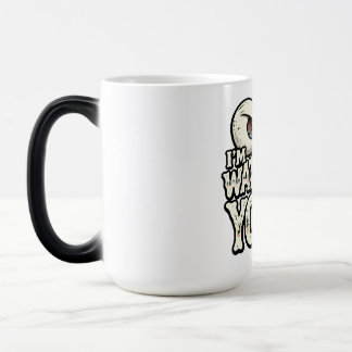 Funny "I'M WATCHING YOU" Retro Eyes Coffee Mug - O モーフィングマグカップ