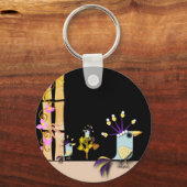 Funny Imaginary Birds  キーホルダー (正面)