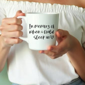 Funny In Memory of When I Could Sleep Coffee Mug マグカップ