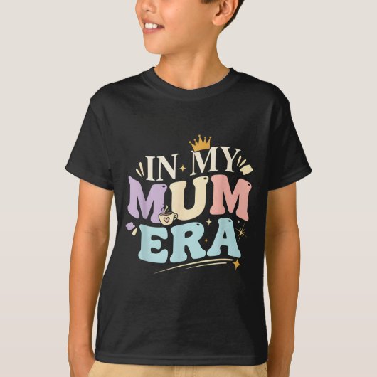 Funny In My Blue Mum Era Cool Mom Mother's Day Tシャツ (正面)