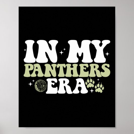 Funny In My Panthers Era Back To School Game Day ポスター (正面)