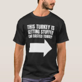 Funny Inappropriate Thanksgiving Day Matching Coup Tシャツ (正面)
