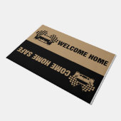 Funny Indoor Car Doormat,Home Entrance Decor ドアマット (アングル)