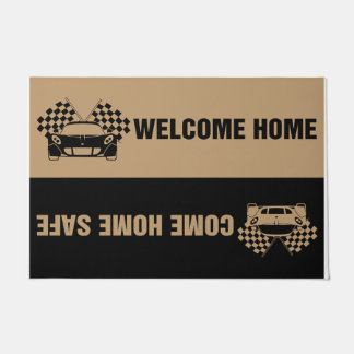 Funny Indoor Car Doormat,Home Entrance Decor ドアマット